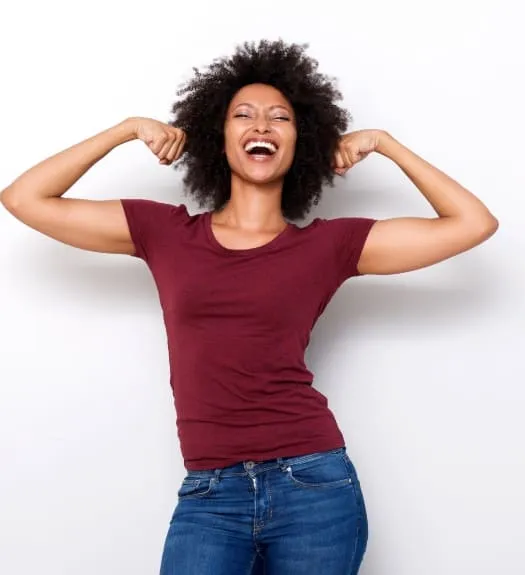 Happy woman